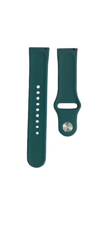Ремешок для часов силиконовый 22х175 мм Pine Green (3217) - фото 2 Ремешок для часов силиконовый 22х175 мм Pine Green (3217) - фото 2