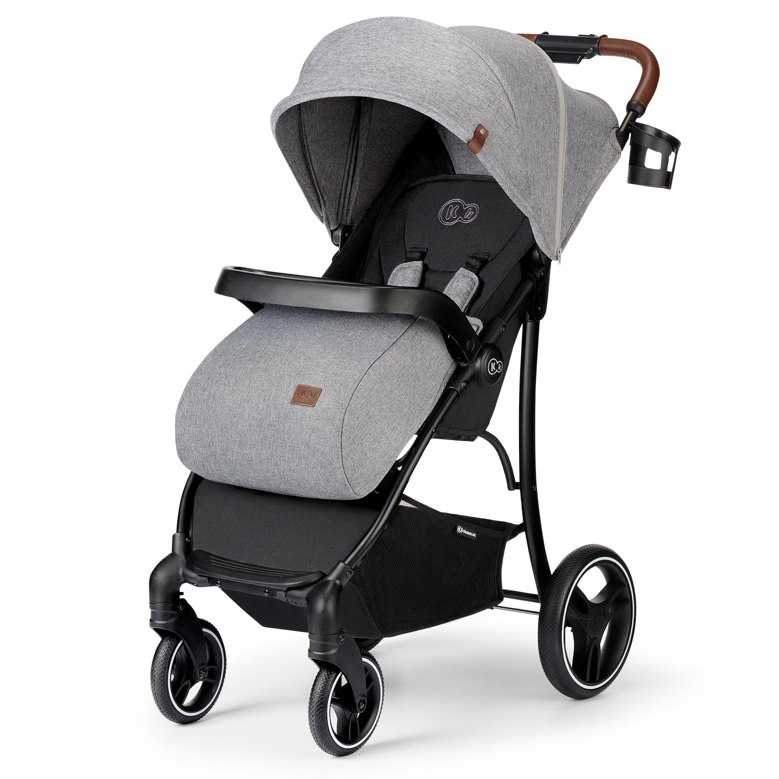 Прогулочная коляска Kinderraft Cruiser LX Grey - фото 4