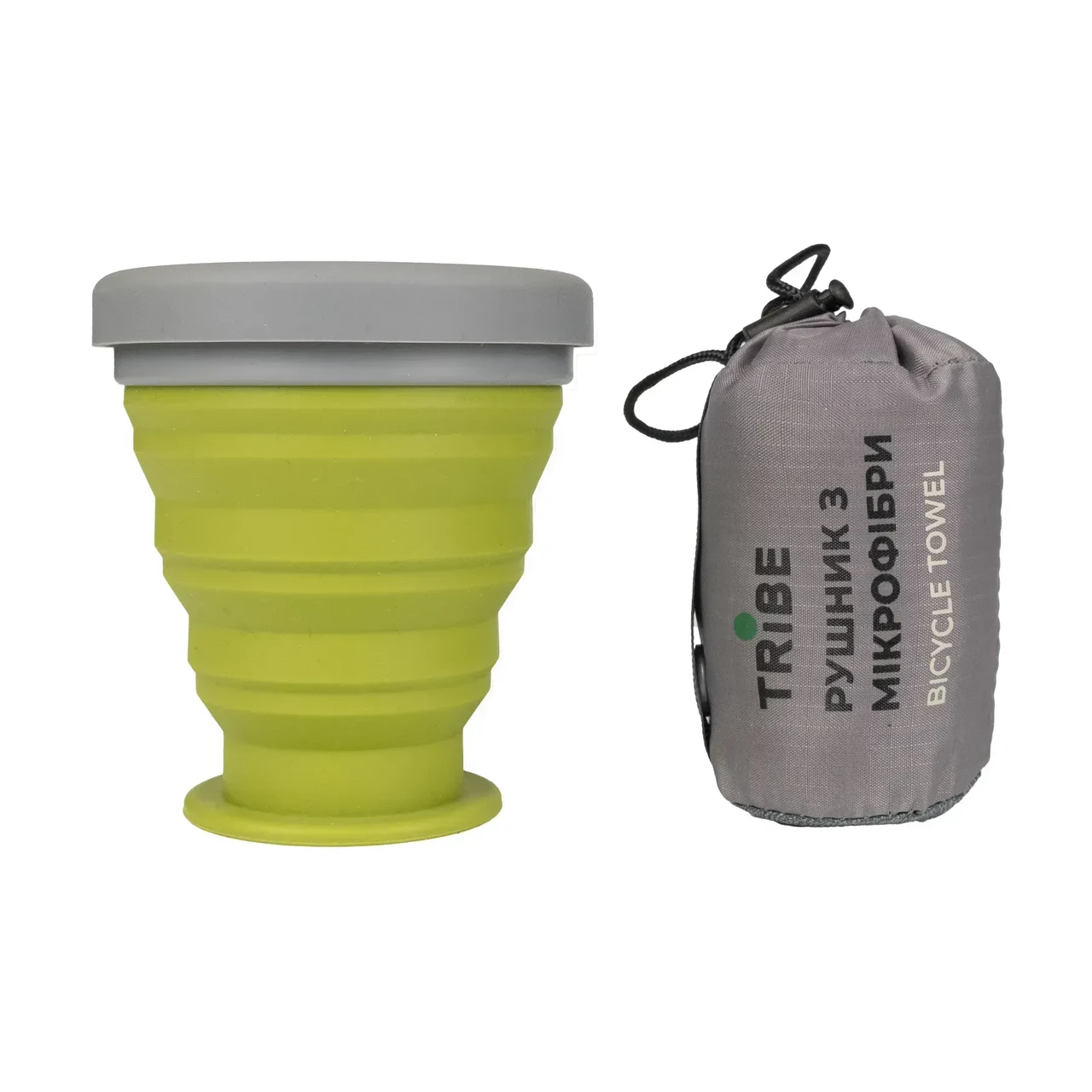 Полотенце из микрофибры Tribe Bicycle Towel 40х80 см Серый (T-LC-0005-S-grey) - фото 4 Полотенце из микрофибры Tribe Bicycle Towel 40х80 см Серый (T-LC-0005-S-grey) - фото 4