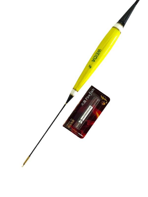 Поплавок умный LED Weida 3 г для ночной рыбалки с индикатором Желтый (2287149536) - фото 3 Поплавок умный LED Weida 3 г для ночной рыбалки с индикатором Желтый (2287149536) - фото 3