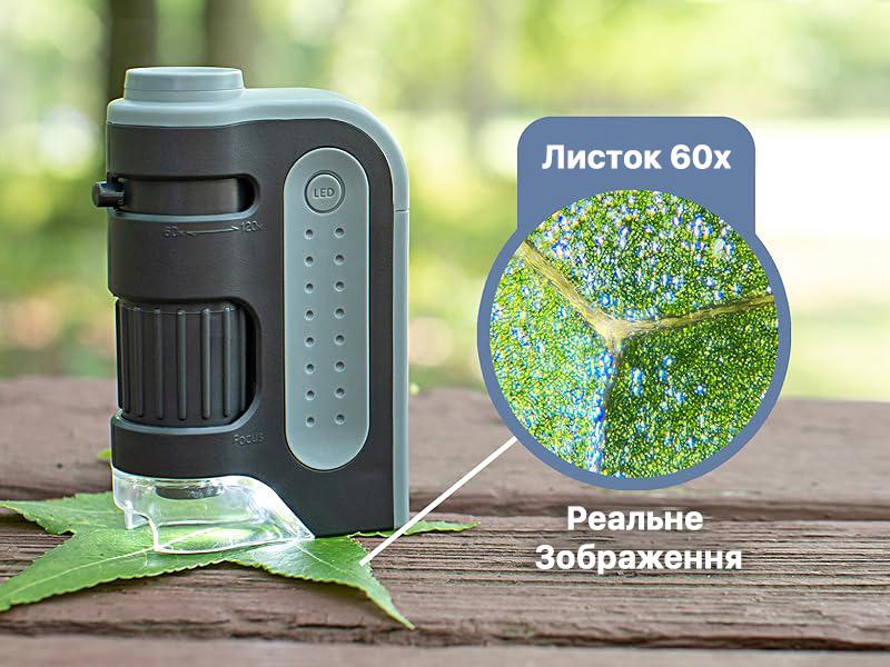 Мікроскоп дитячий Carson MicroBrite Plus 60x-120x - фото 9