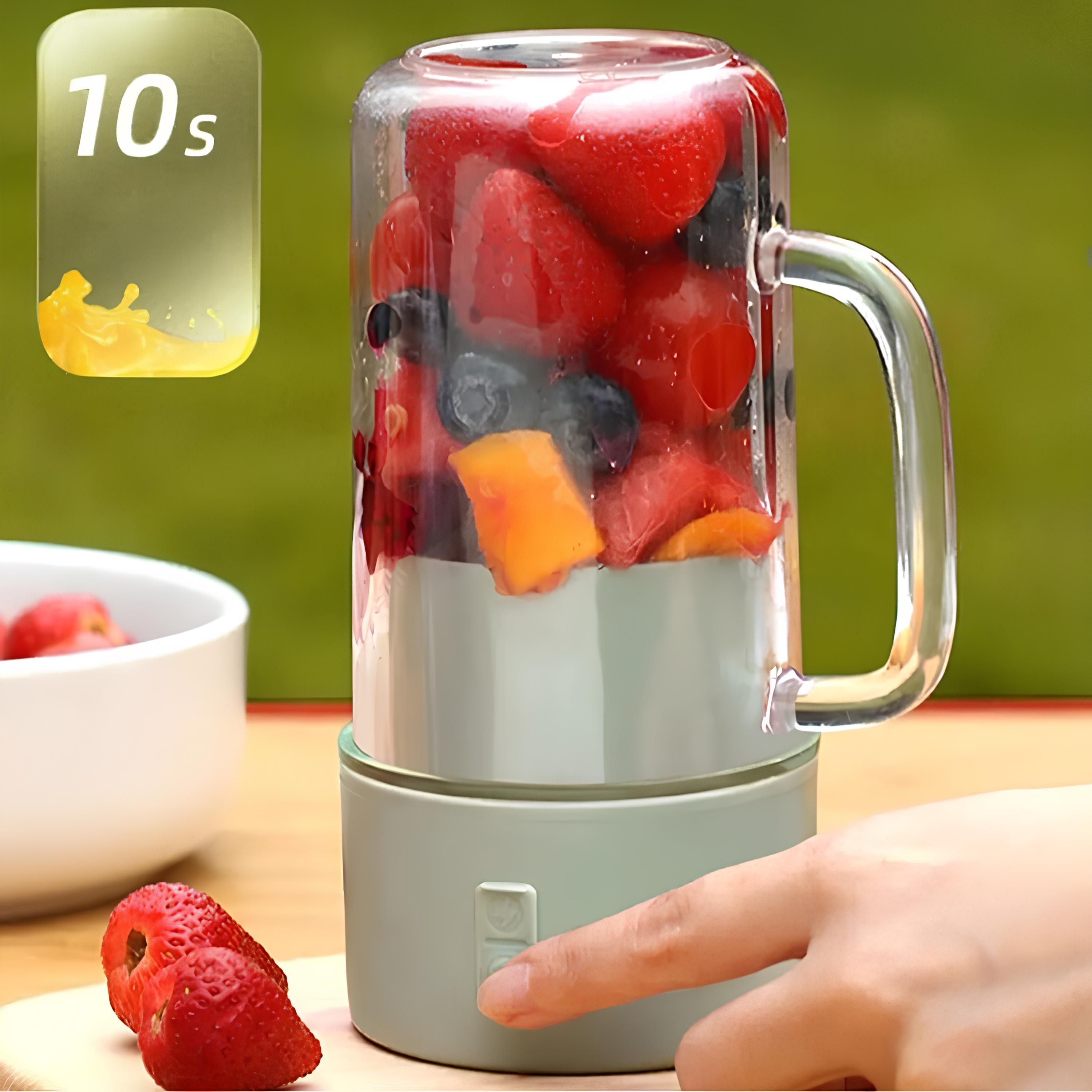 Кружка-блендер для смузи и сока портативная 500 мл (2593) - фото 3 Кружка-блендер для смузи и сока портативная 500 мл (2593) - фото 3