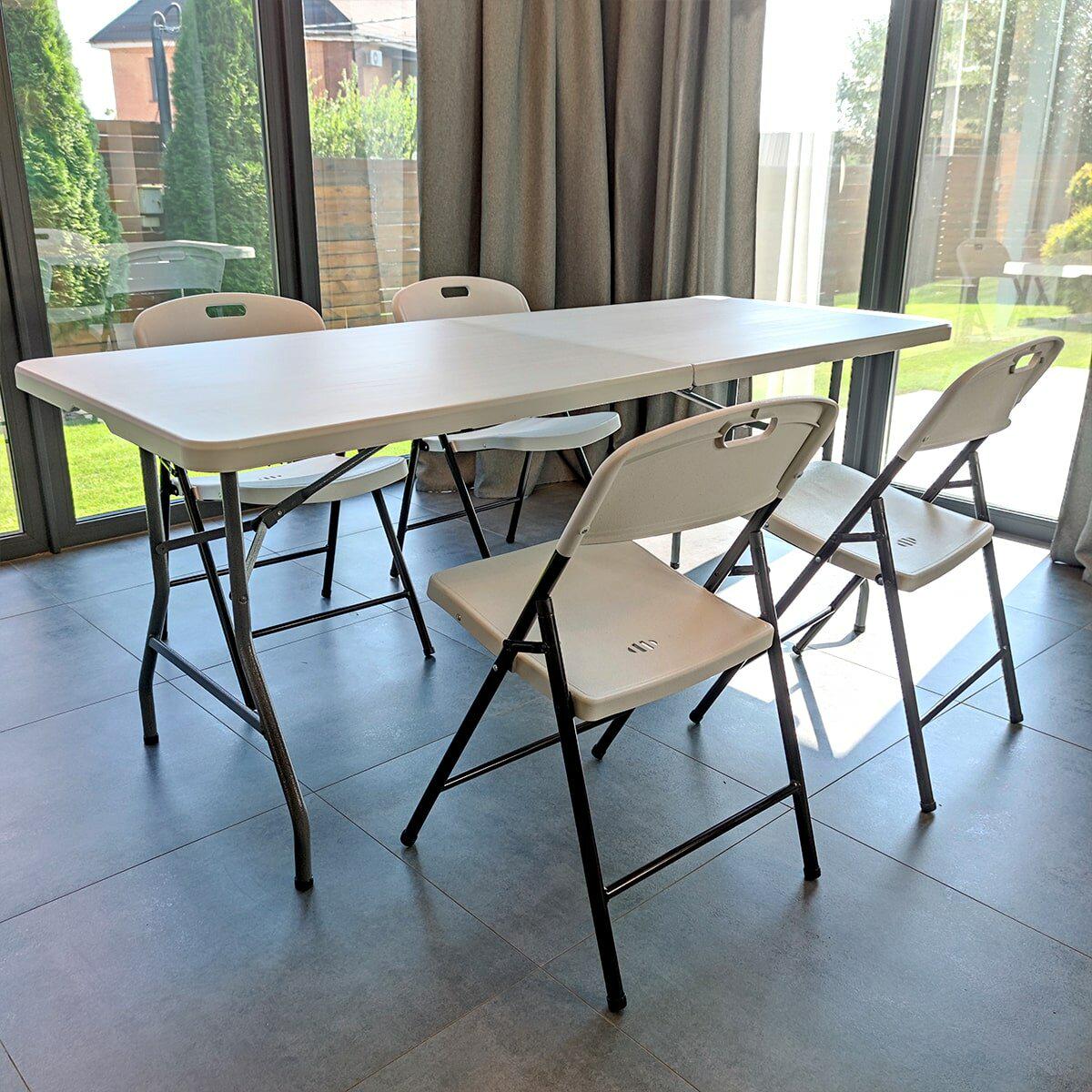 Стул складной 46х52х79 см Белый (SW-00001609) - фото 9 Стул складной 46х52х79 см Белый (SW-00001609) - фото 9