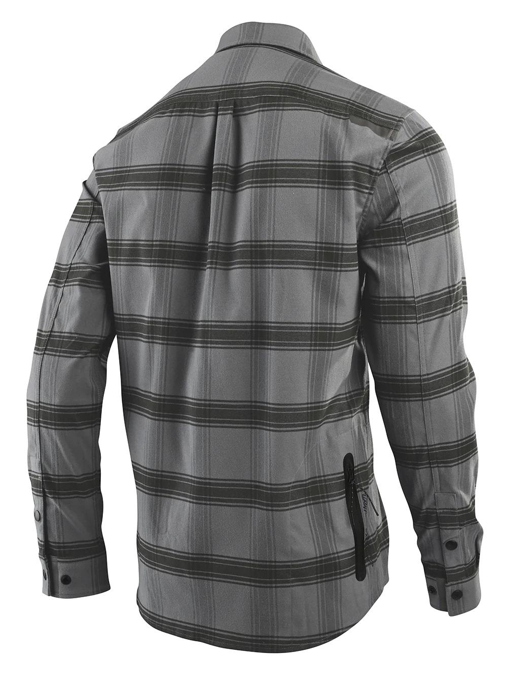 Сорочка TLD Grind Flannel Stripe S Carbon (827260002) - фото 2