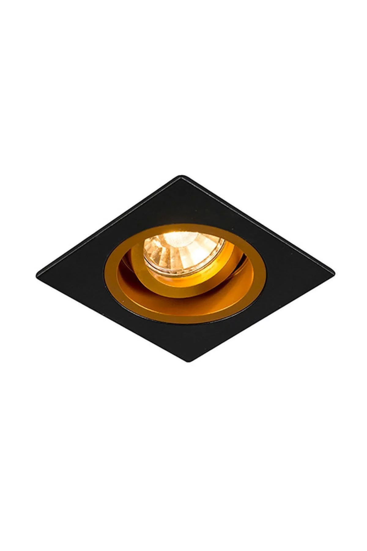 Точечный светильник CHUCK DL SQUARE Black/Gold (92706-N)