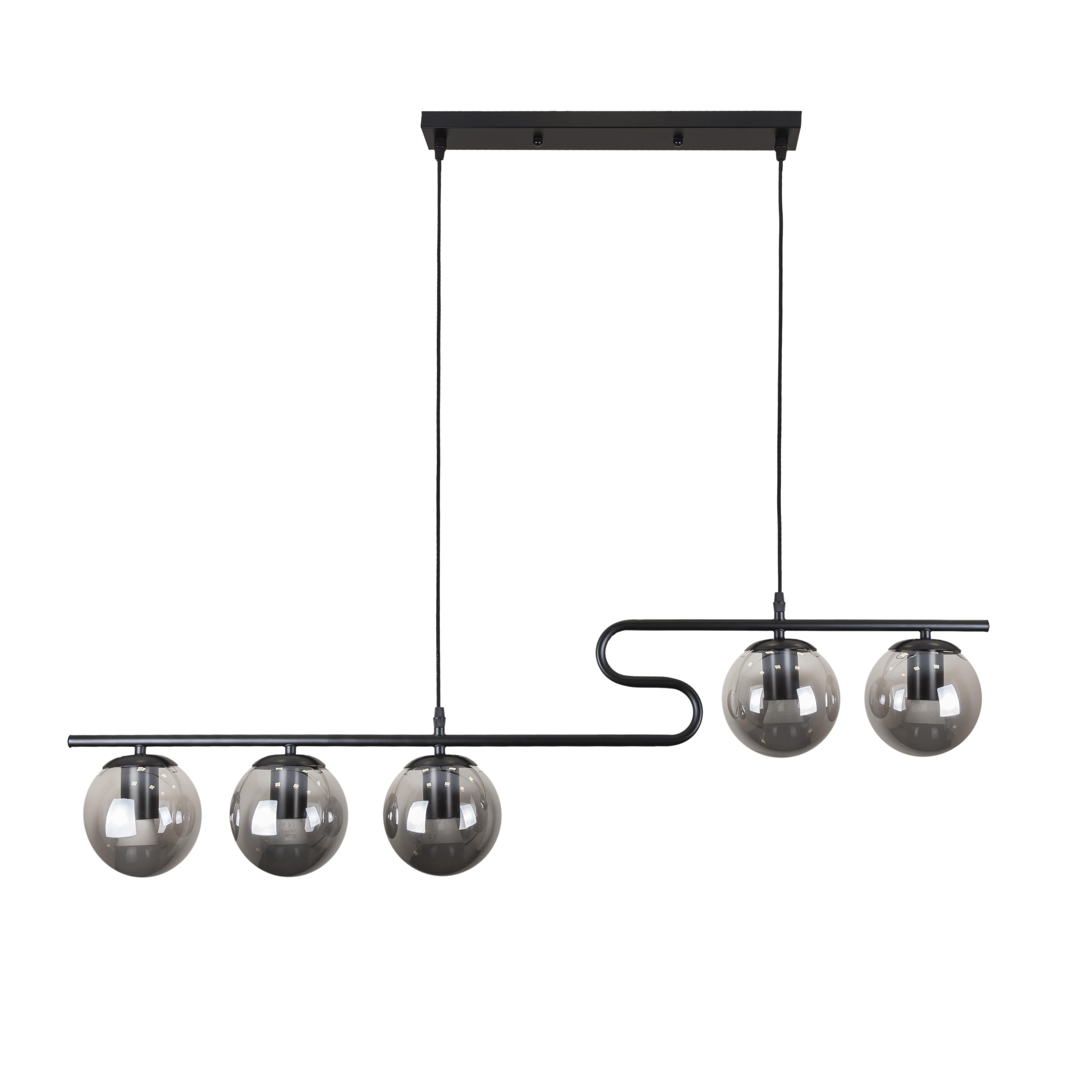 Люстра подвесная шары Levistella 7529814-5 BK/BK Черный