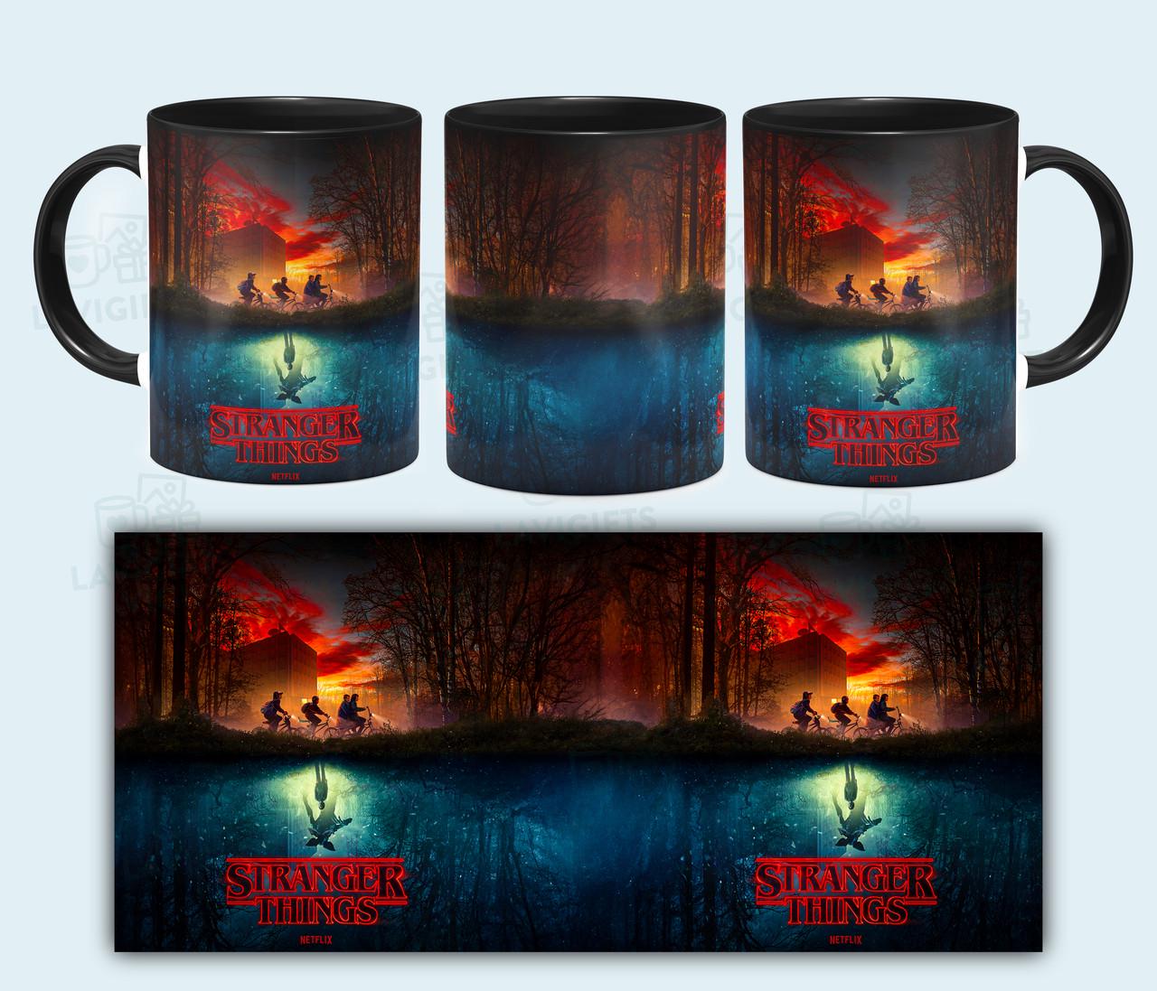 Чашка Stranger Things 330 мл Черный (LV-ST-03) - фото 2