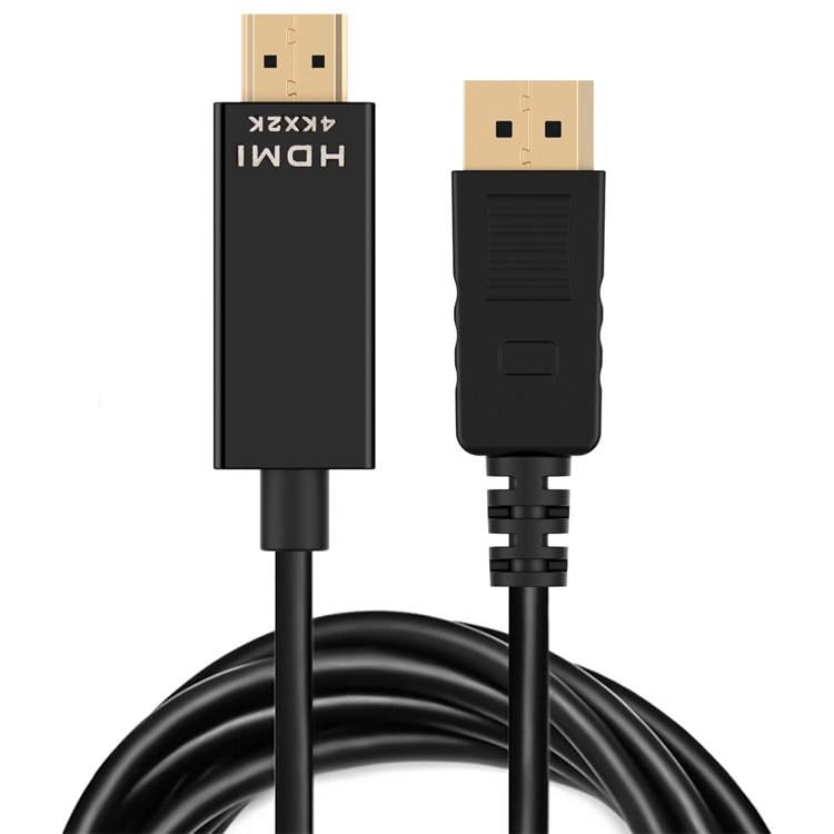 Кабель U&P DisplayPort-HDMI 4K 30Hz 1,8 м Black (SWE-CA04-BK) - фото 2 Кабель U&P DisplayPort-HDMI 4K 30Hz 1,8 м Black (SWE-CA04-BK) - фото 2