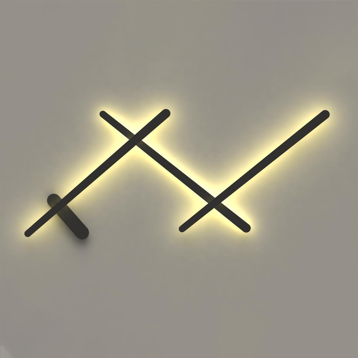 Бра MJ-Light CROSS 3 4000 K BK (18004)