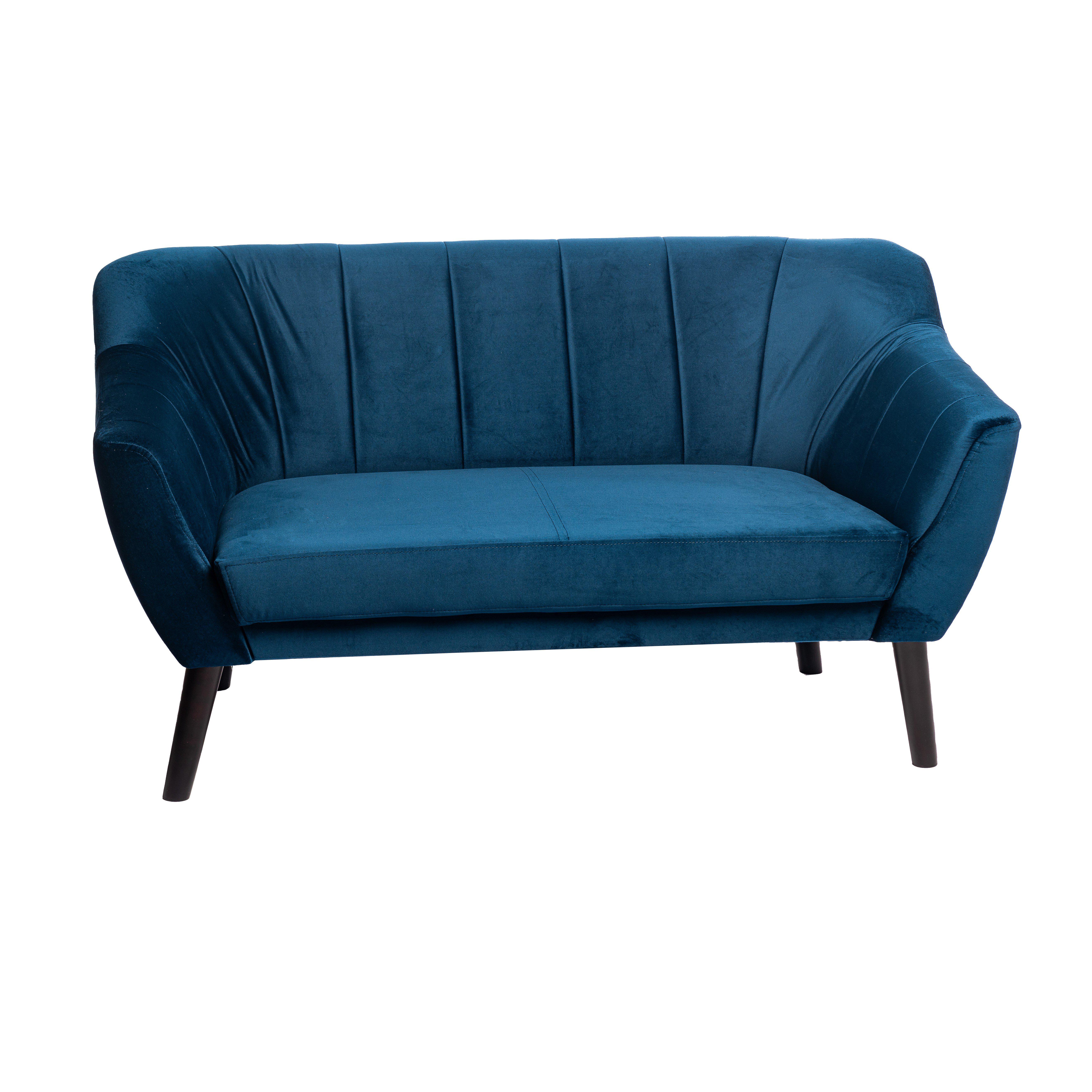 Диван Signal TREFL 2 Welur Синий (TREFL2V86W)