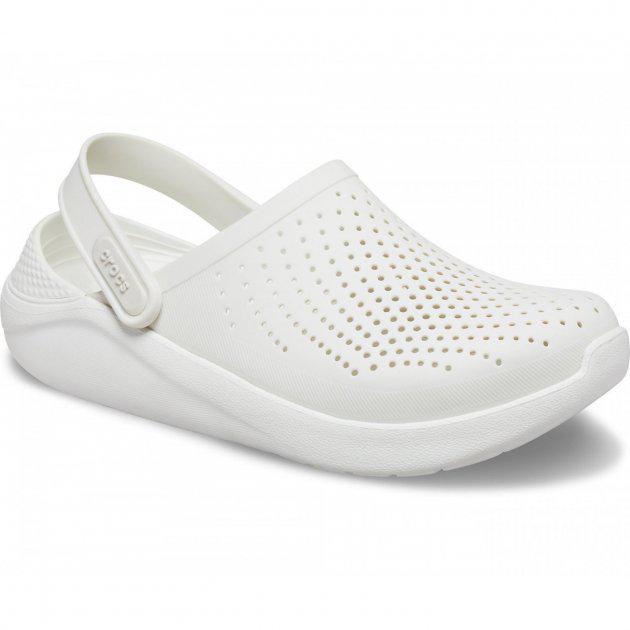 Сабо Crocs LiteRide Clog нар. M12/EUR 46-47 Almost White/Almost White (7157030) - фото 3