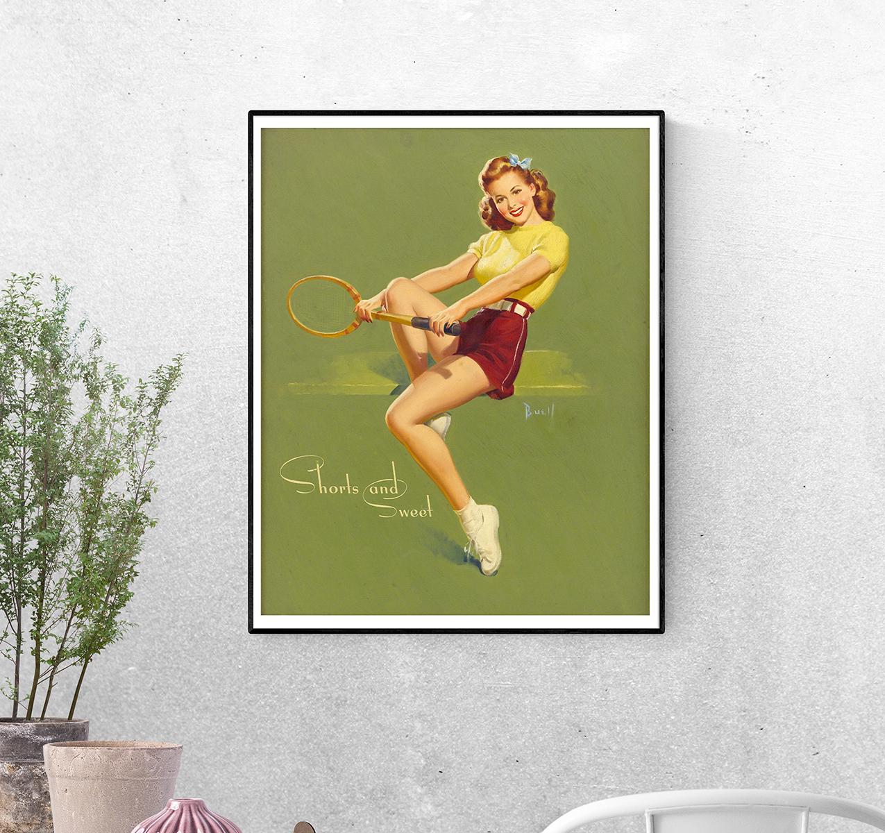 Постер Теннисистка формат А-4 (pin_up0004014_Poster)