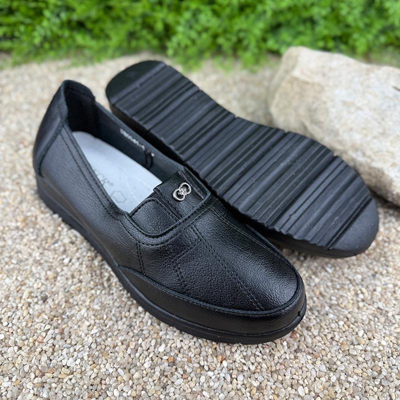 Мокасини шкіряні жіночі Е-002041-1 p. 41 26,5 см Чорний (109189742) - фото 4 Мокасини шкіряні жіночі Е-002041-1 p. 41 26,5 см Чорний (109189742) - фото 4