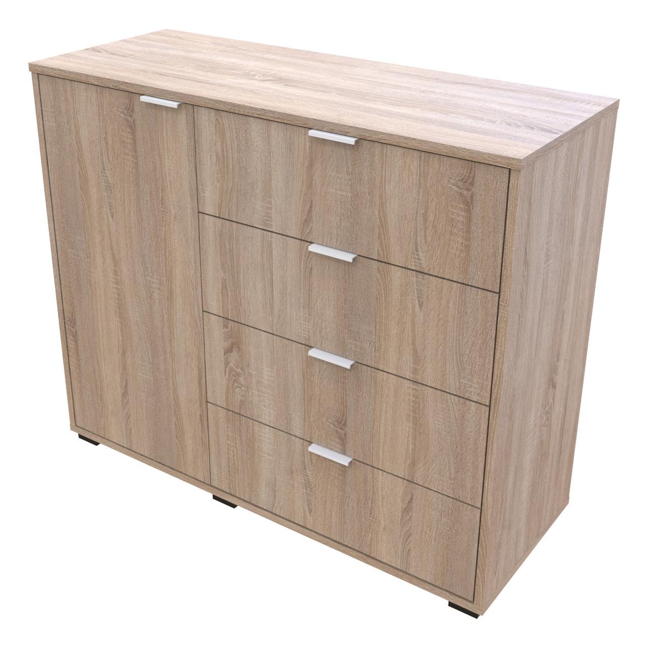 Комод в гостиную Doros Гелар GС1 100х40х81,2 см Дуб сонома (DRS-011289) - фото 4 Комод в гостиную Doros Гелар GС1 100х40х81,2 см Дуб сонома (DRS-011289) - фото 4