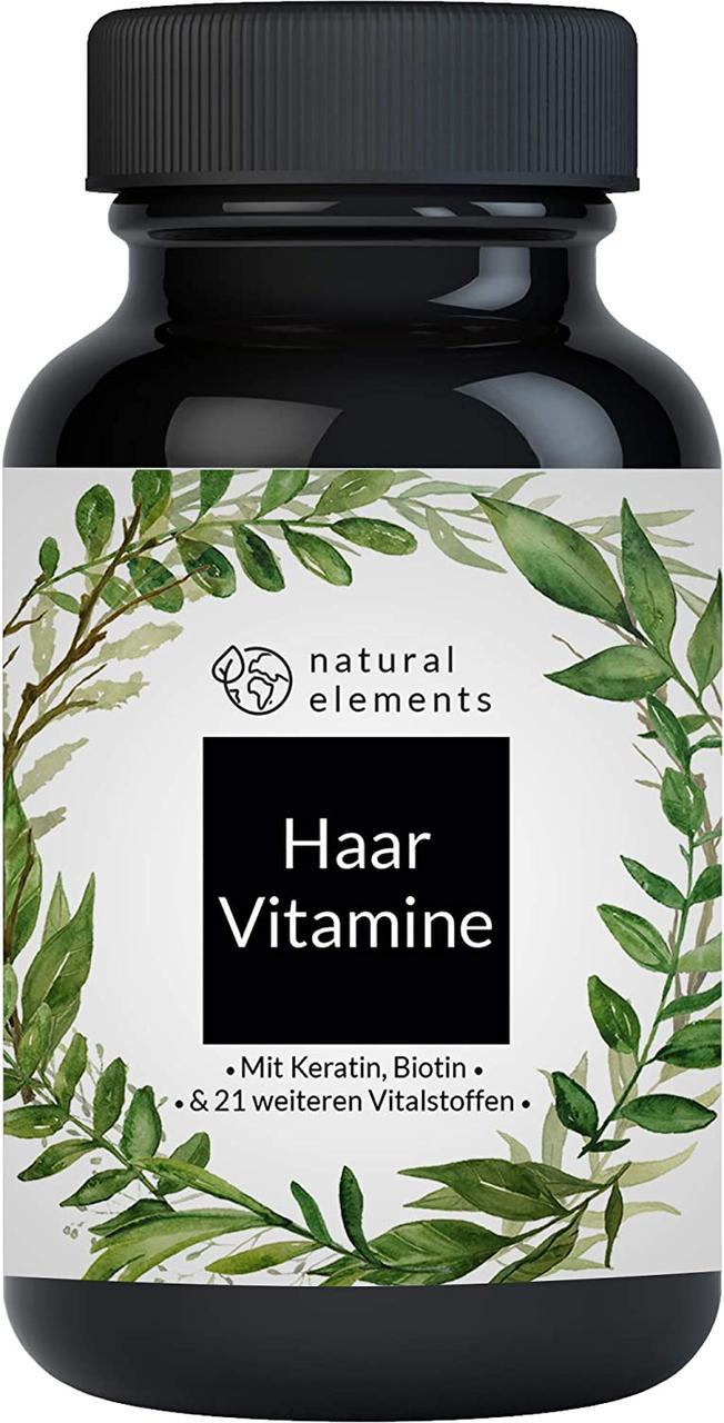 Витамины для кожи Natural Elements Витамины для волос 180 капс. (50093NEHVC180K)