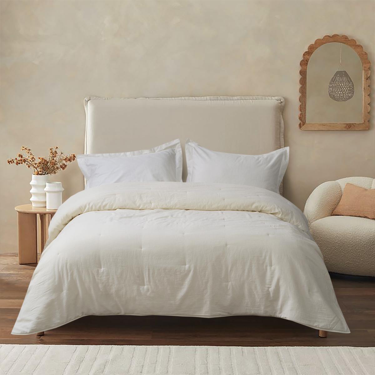 Покрывало Lotus Home Nikos 245х245 см Кремовый (svt-2000022341356) - фото 2 Покрывало Lotus Home Nikos 245х245 см Кремовый (svt-2000022341356) - фото 2