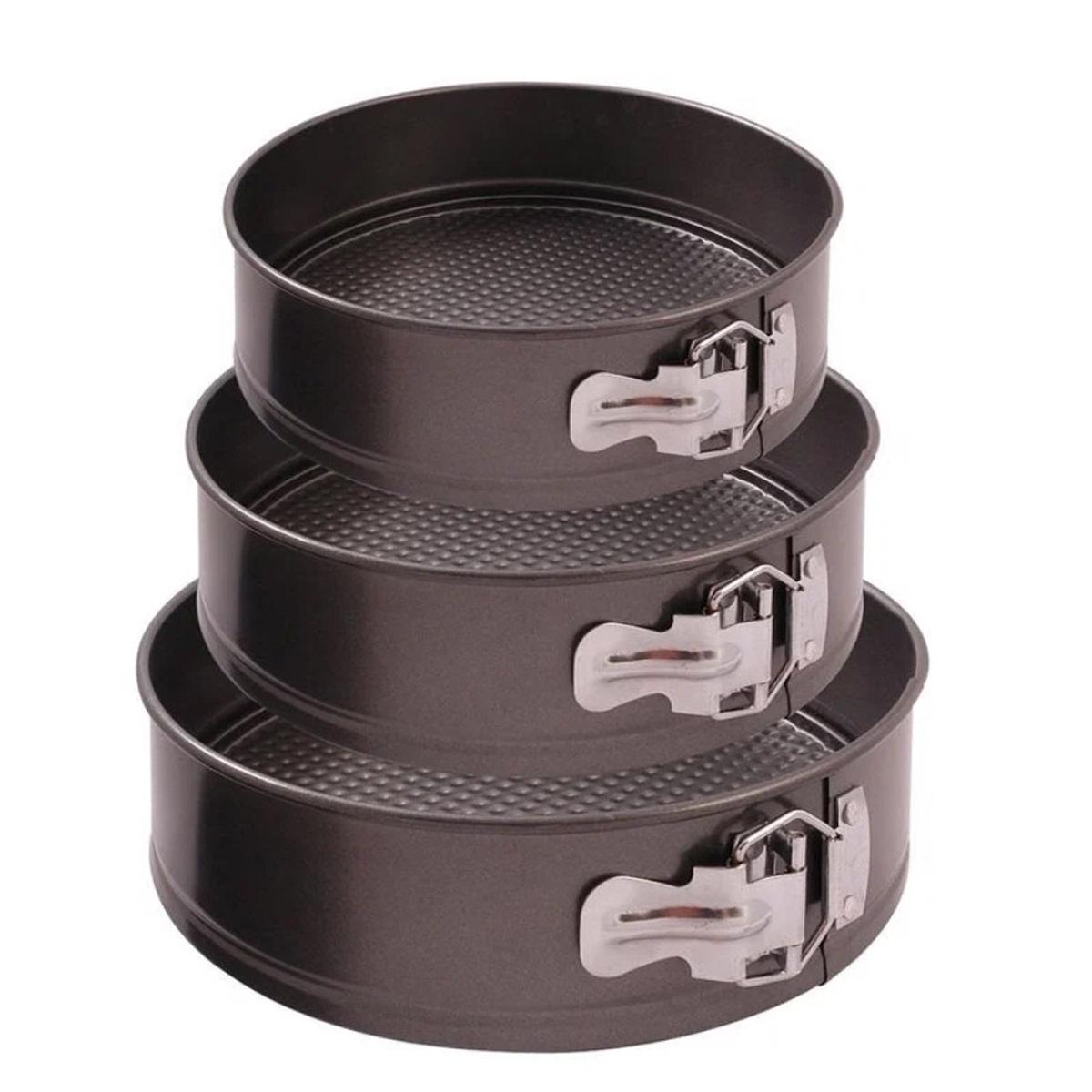 Формы для выпечки разъемные Stenson круглые 3 шт. (MH-2558)