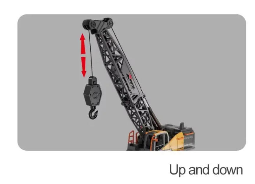 Кран гусеничний підіймальний на радіокеруванні з керованою стрілою й підсвічуванням - фото 10 Кран гусеничний підіймальний на радіокеруванні з керованою стрілою й підсвічуванням - фото 10