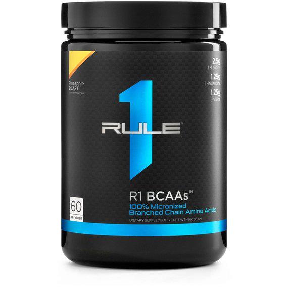 Аминокислота BCAA для спорта Rule One Proteins R1 BCAAs 426 г 60 порций Pineapple Blast