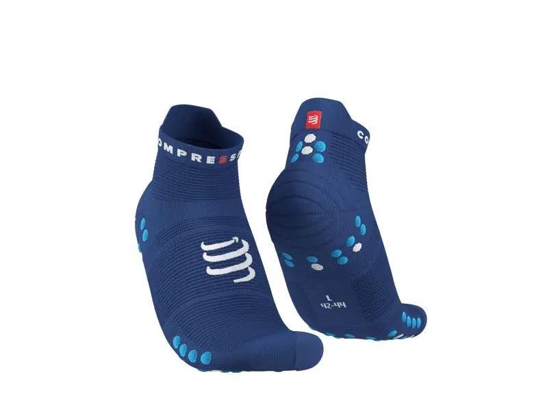 Носки для бега Pro Racing Socks V4.0 Run Low T1 р. 36-39 Sodalite/Fluo Blue (12333600)