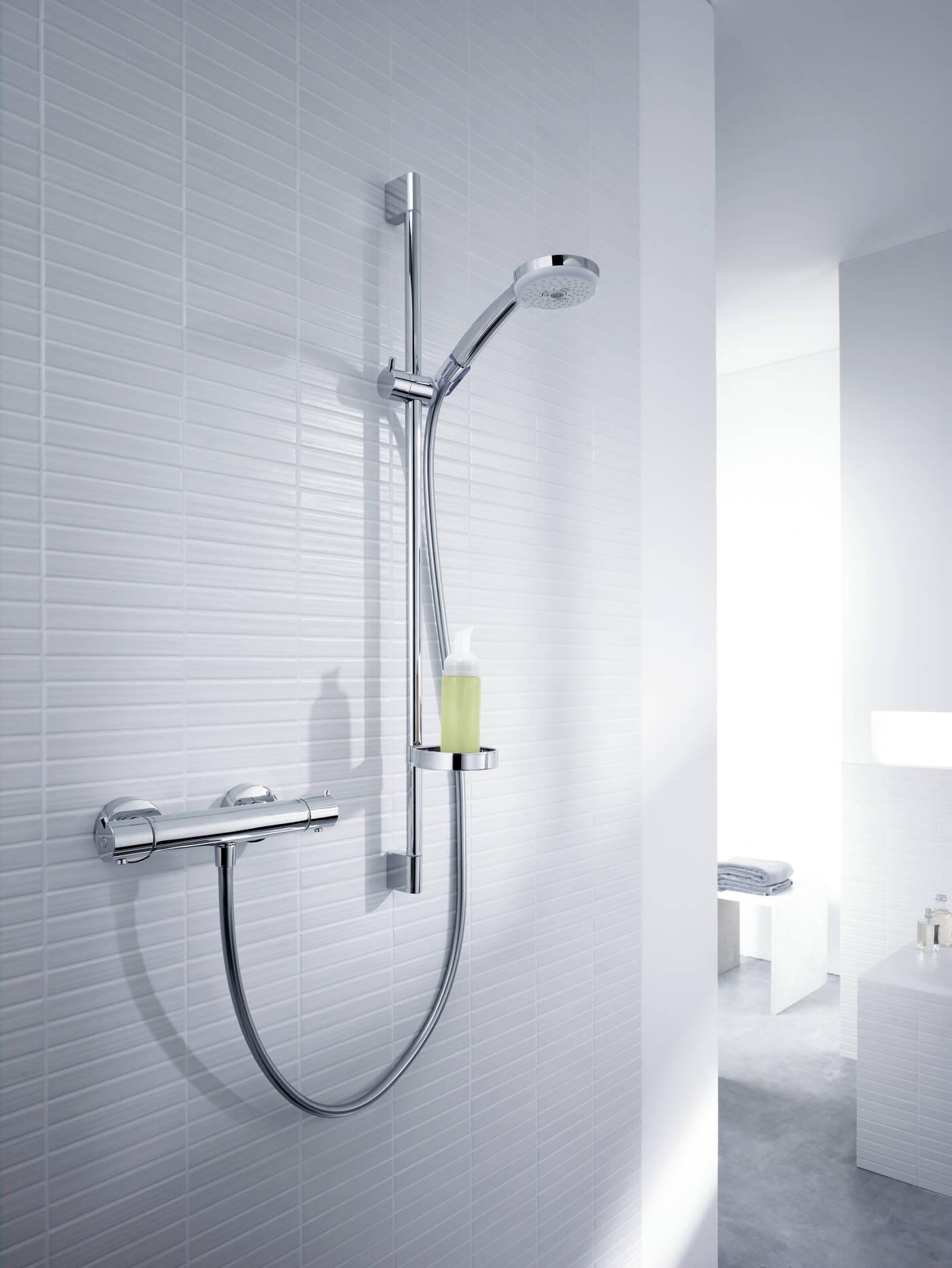 Cмеситель для душа Hansgrohe CROMA 100 Multi 27085000 с термостатом Хром (115937) - фото 5