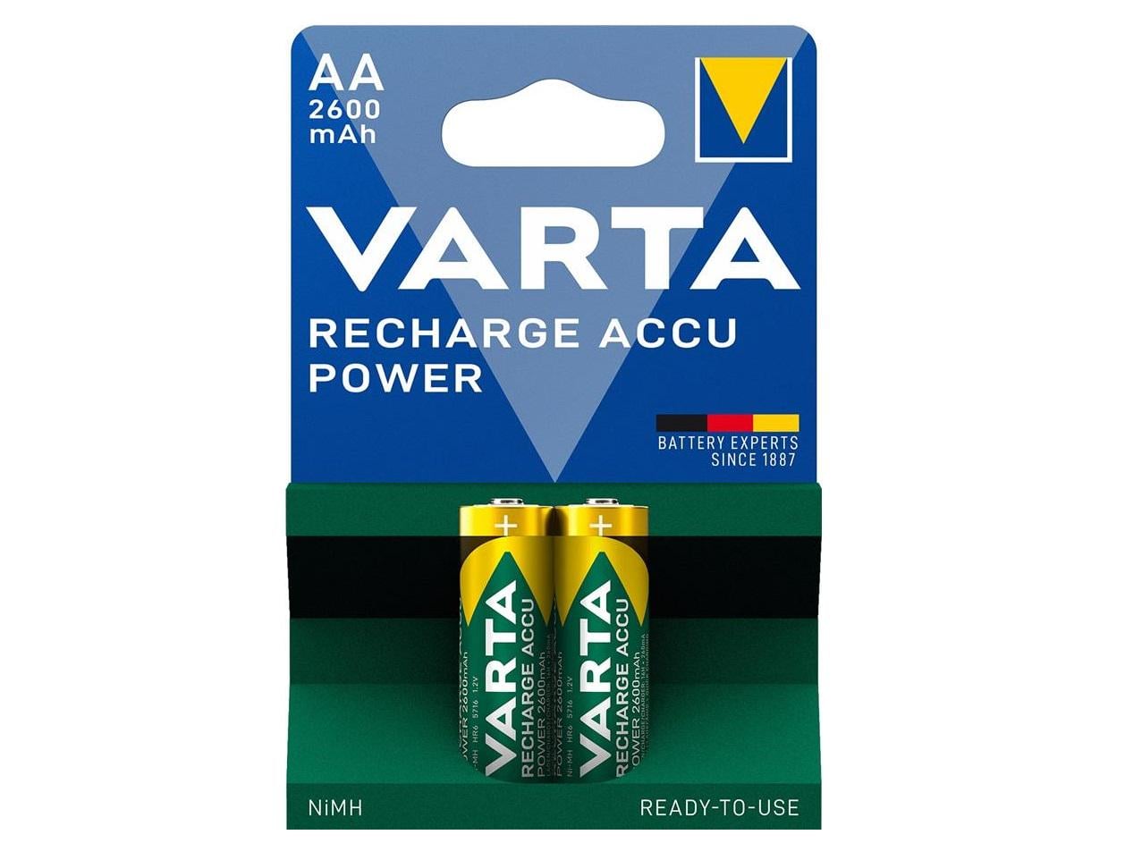 Аккумулятор Varta Power 2600 mAh Ni-MH 2 шт. (05716101402)