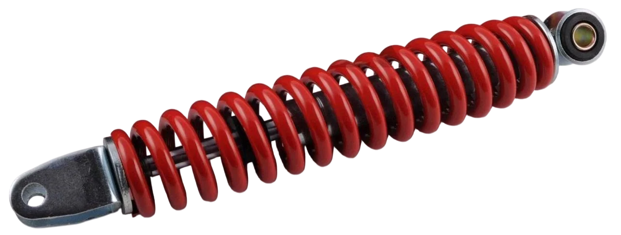 Амортизатор NDT GY6/DIO/TACT 275 мм стандартний Червоний (2177140279)