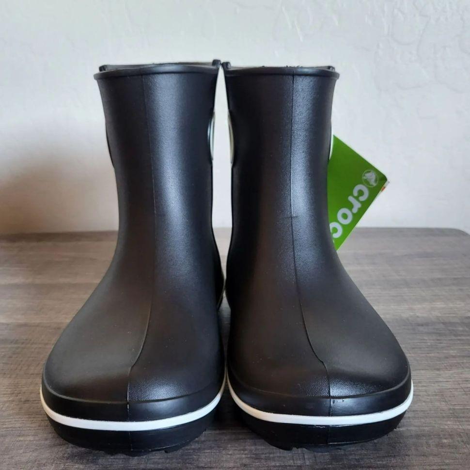 Чоботи гумові жіночі Crocs Women’s Jaunt Shorty Boot р. 42/43 Black (26585769) - фото 5