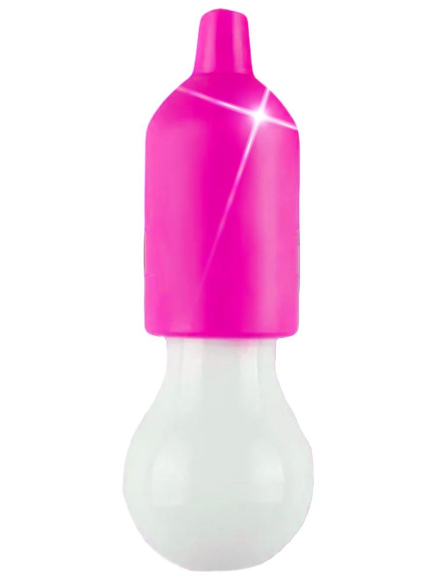 Ночник-лампочка на шнуре BRS подвесной на батарейках Pink (451324394)