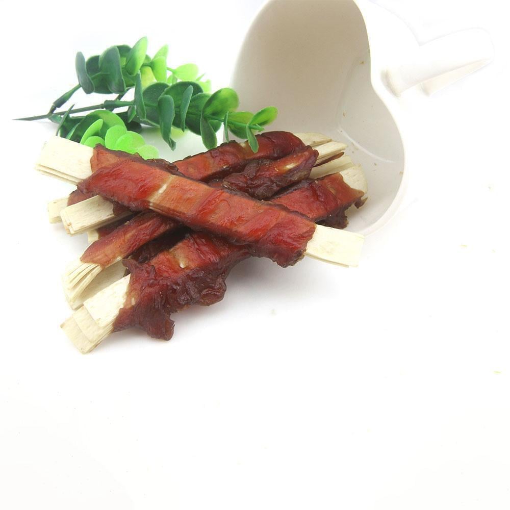 Лакомство для собак ZooFooD Утиные палочки с треской витые 12 см 500 г (2368636589)