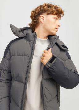 Куртка мужская Jack & Jones XL 12260428х60 см Серый - фото 4 Куртка мужская Jack & Jones XL 12260428х60 см Серый - фото 4