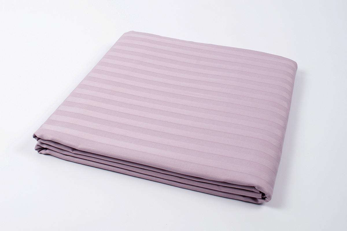 Простынь Lotus Отель Сатин Страйп 1х1 150х210 Лиловый (svt-2000022273022)