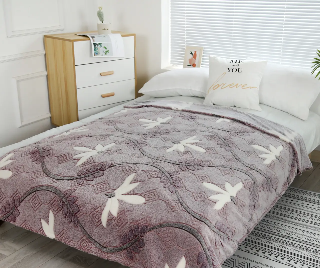 Покрывало Облако Лепестки 150x200 см (58-67-13146464)