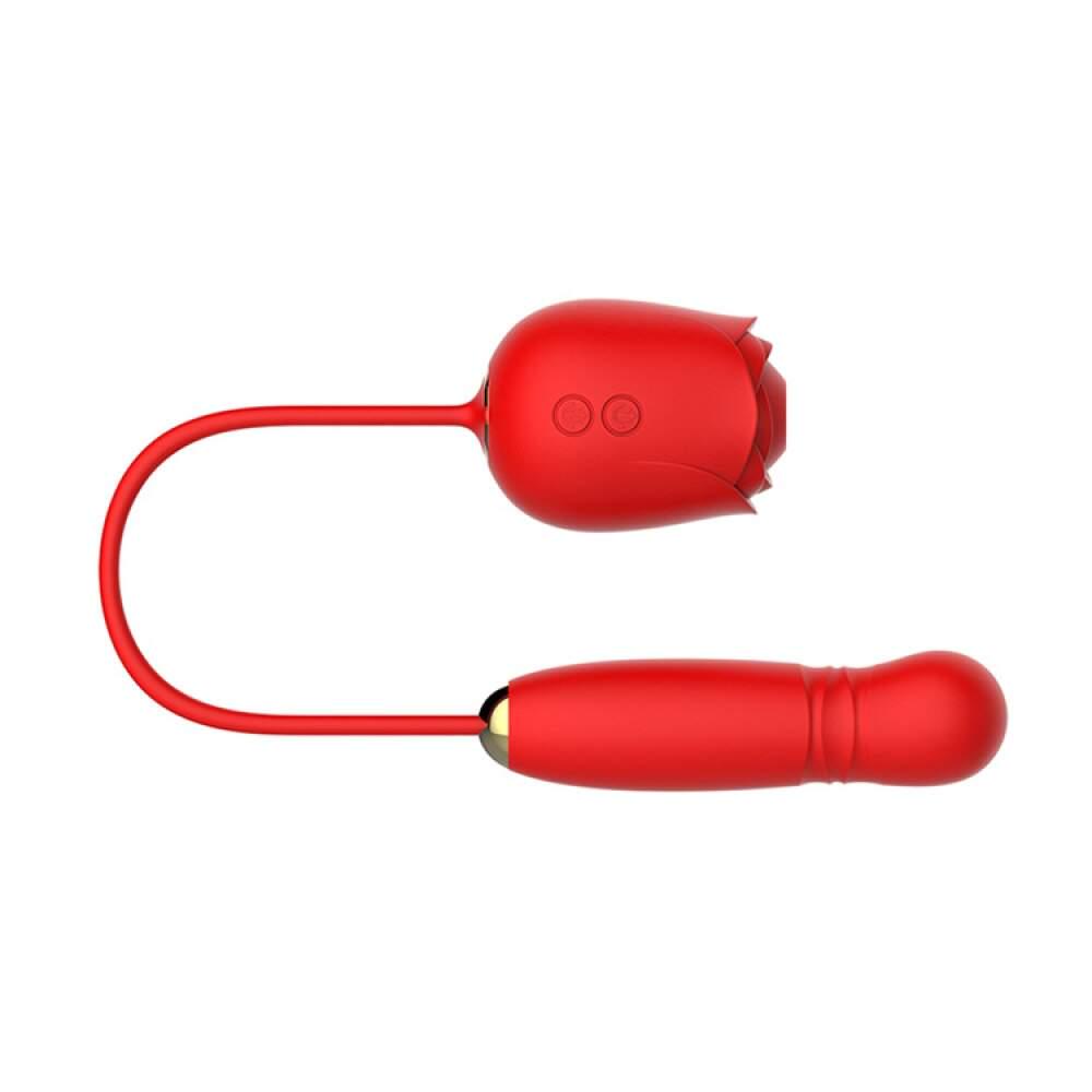 Стимулятор вакуумный Every Night Toys Роза с пульсацией Красный (38025688) Стимулятор вакуумный Every Night Toys Роза с пульсацией Красный (38025688)