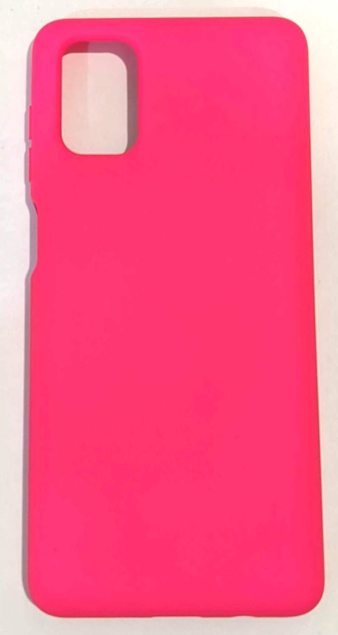 Силіконовий чохол Silicone Case Samsung M51/M515 pink-neon