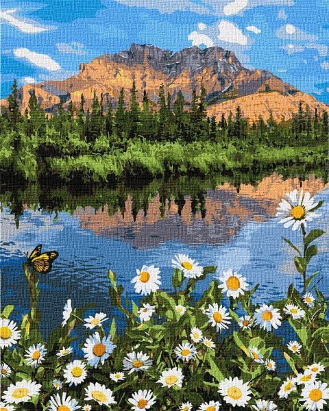 Картина по номерам Идейка Горный пейзаж 40х50 см в термопакете (KHO2833)