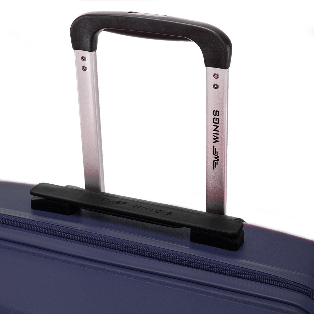 Чемодан полипропиленовый Wings PHX01 средний Синий (Wp00559) - фото 4 Чемодан полипропиленовый Wings PHX01 средний Синий (Wp00559) - фото 4