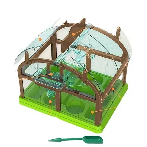 Набор для выращивания растений для детей с семенами Домашняя теплица (HM66) - фото 3