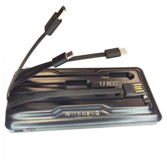 Повербанк UKC 8285 5 Вт 1 USB 10000 мА-ч Black (020414) - фото 6 Повербанк UKC 8285 5 Вт 1 USB 10000 мА-ч Black (020414) - фото 6