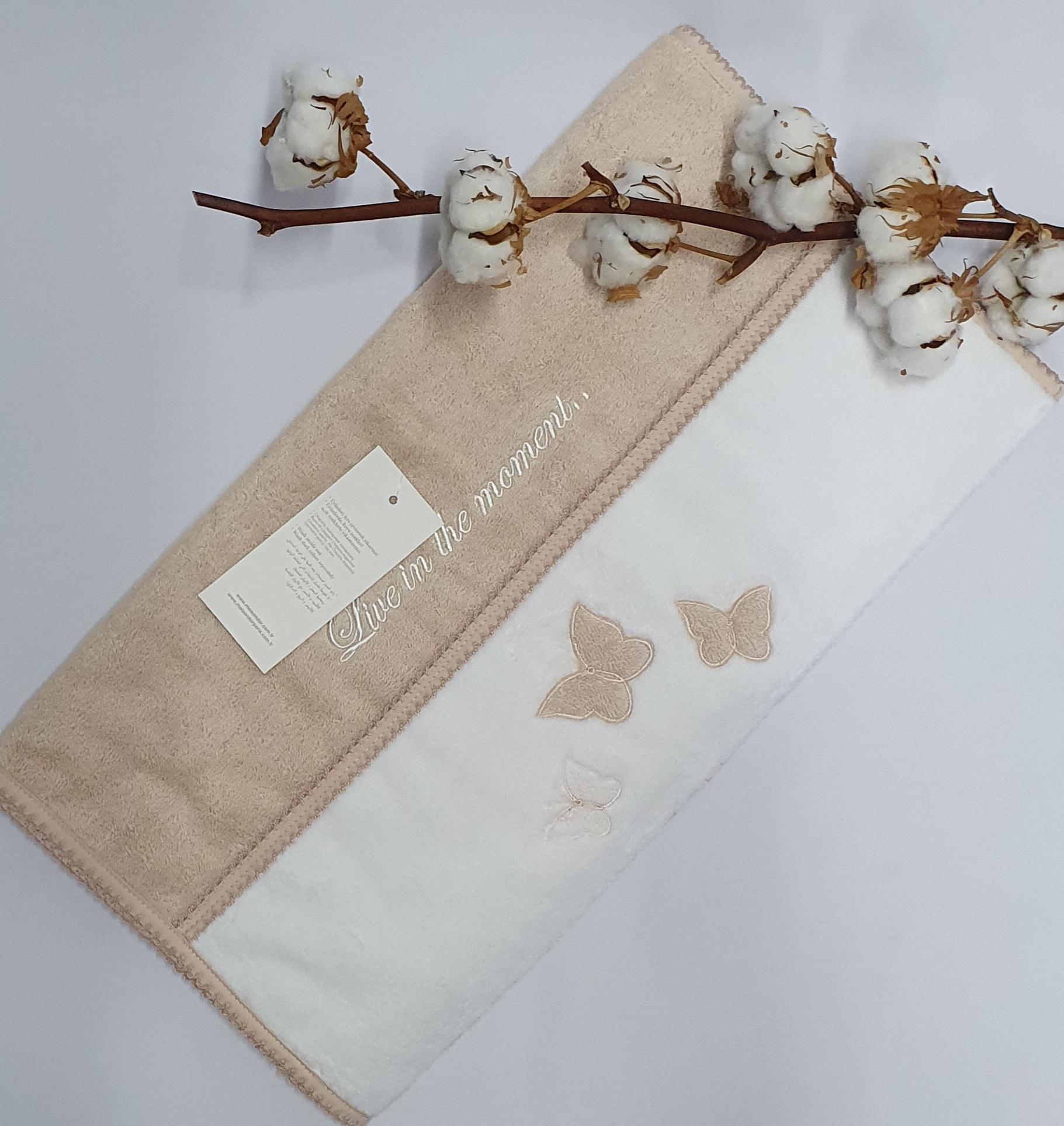 Полотенце Maison D'or Monique Butterfly 50x100 Ten Pudra (03MD31Bb08) - фото 1