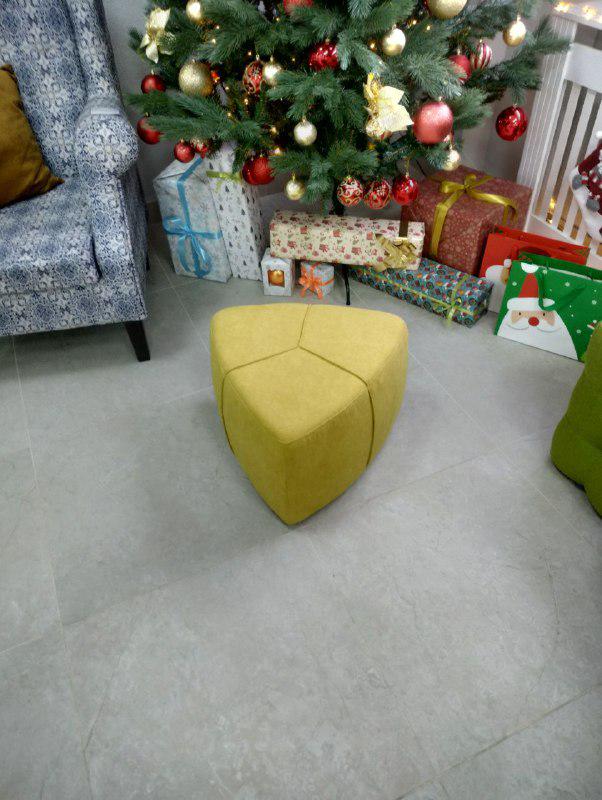 Пуф Spac 45х45х45 см Жовтий (Арт 2) - фото 3 Пуф Spac 45х45х45 см Жовтий (Арт 2) - фото 3