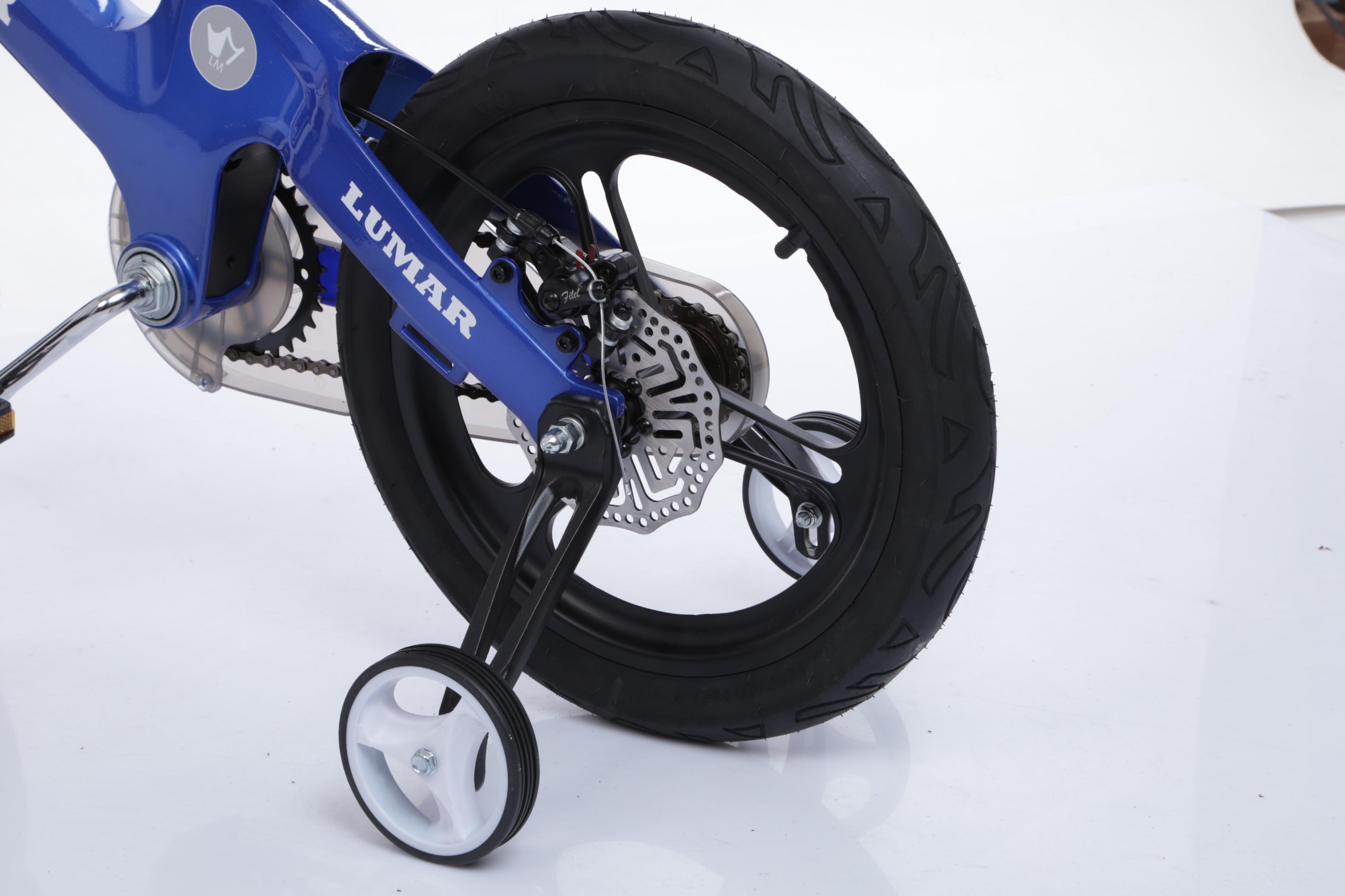 Магнієвий дитячий велосипед LUMAR 16'' Синій перламутр (1604) - фото 12