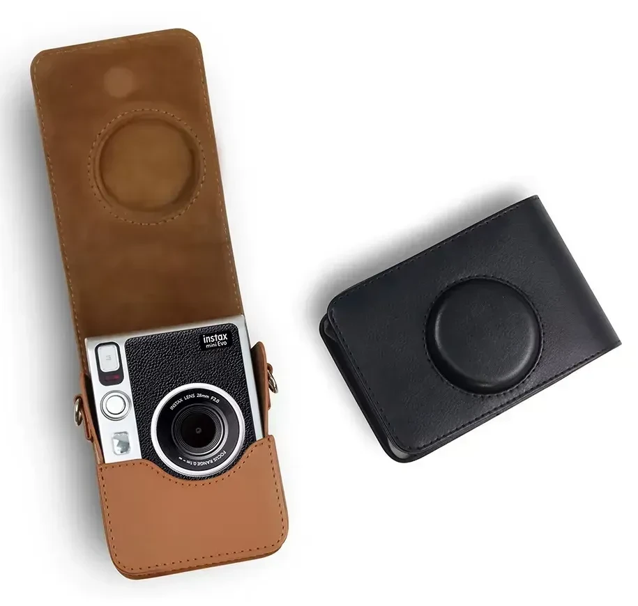 Подарочный набор Fujifilm Instax Mini EVO фотобумага 100 шт./чехол/фотоальбом 108 фото Коричневый - фото 6