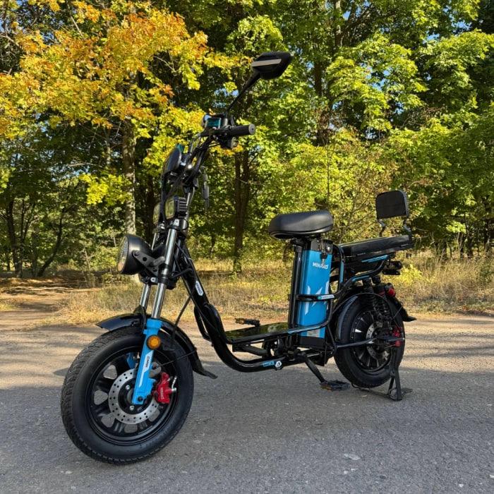 Электросамокат MINAKO Monster PRO 16" 26 Ah 60V 1200W с раскладным сиденьем-багажником с двойными амортизаторами Черный (33060848)