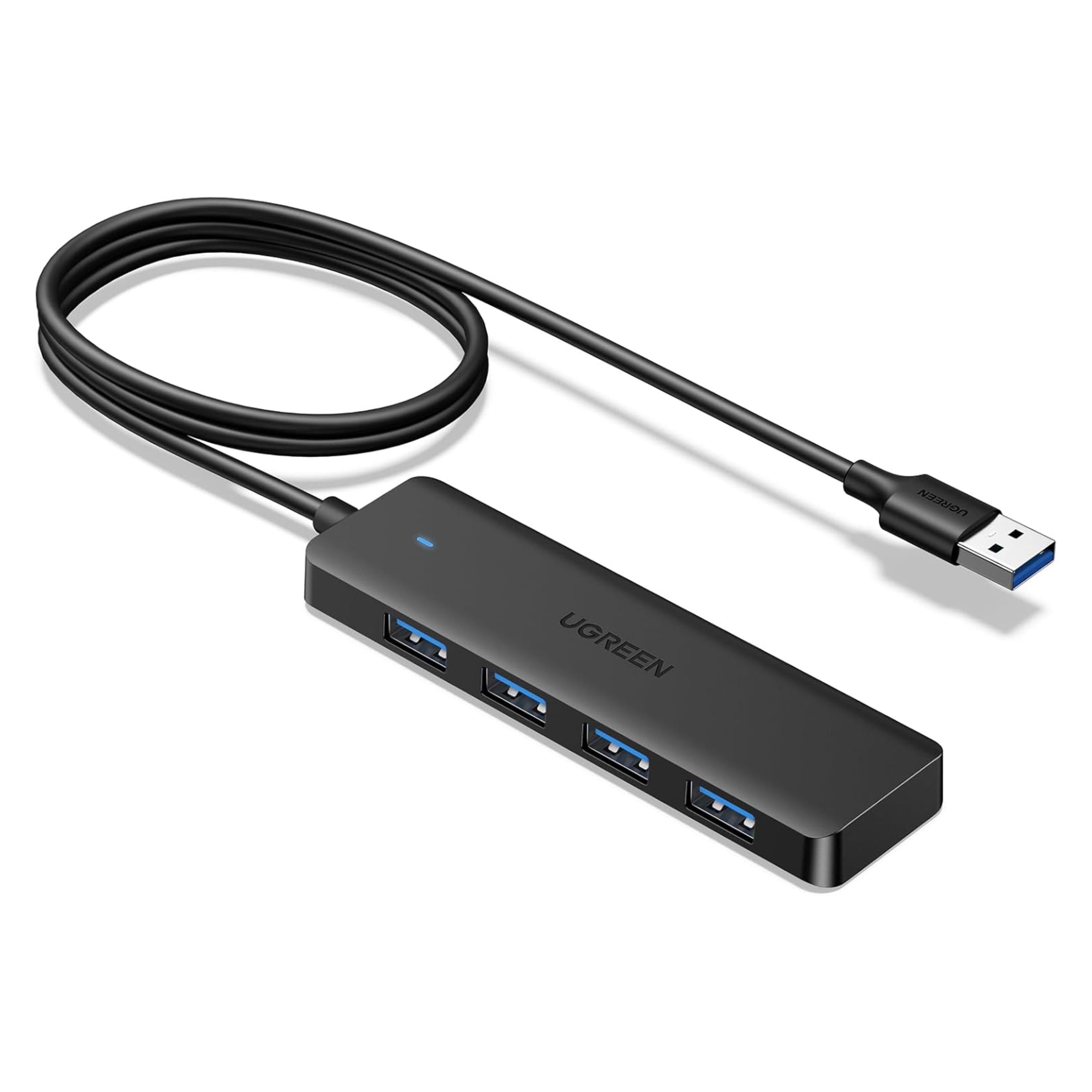 USB-хаб UGREEN CM219 на 4 порта 1 м Черный (35574) USB-хаб UGREEN CM219 на 4 порта 1 м Черный (35574)