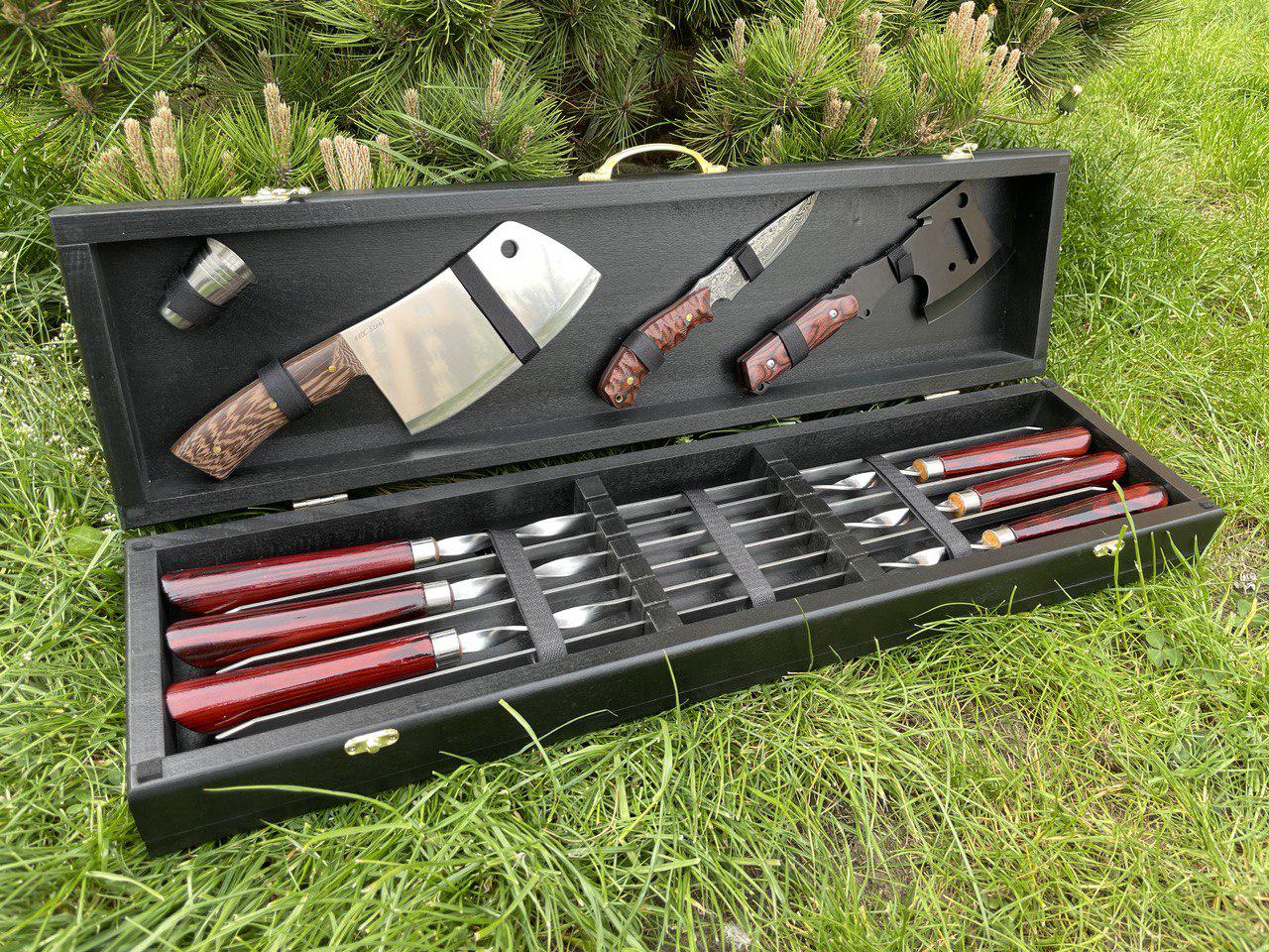 Набор шампуров Хищник №4 в кейсе