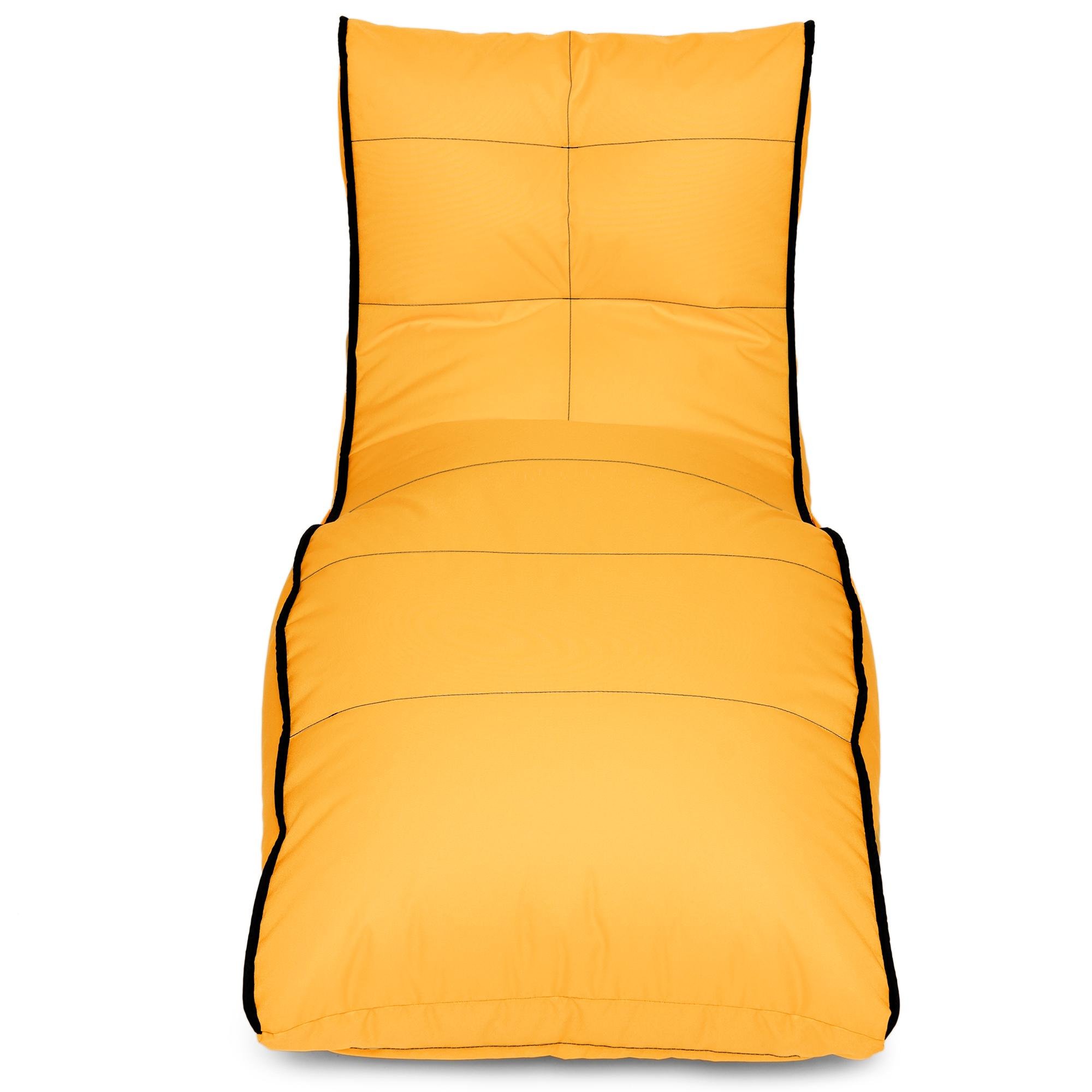 Крісло-мішок iQmebel Лежак 80х125 см оксфорд Жовтий - фото 2