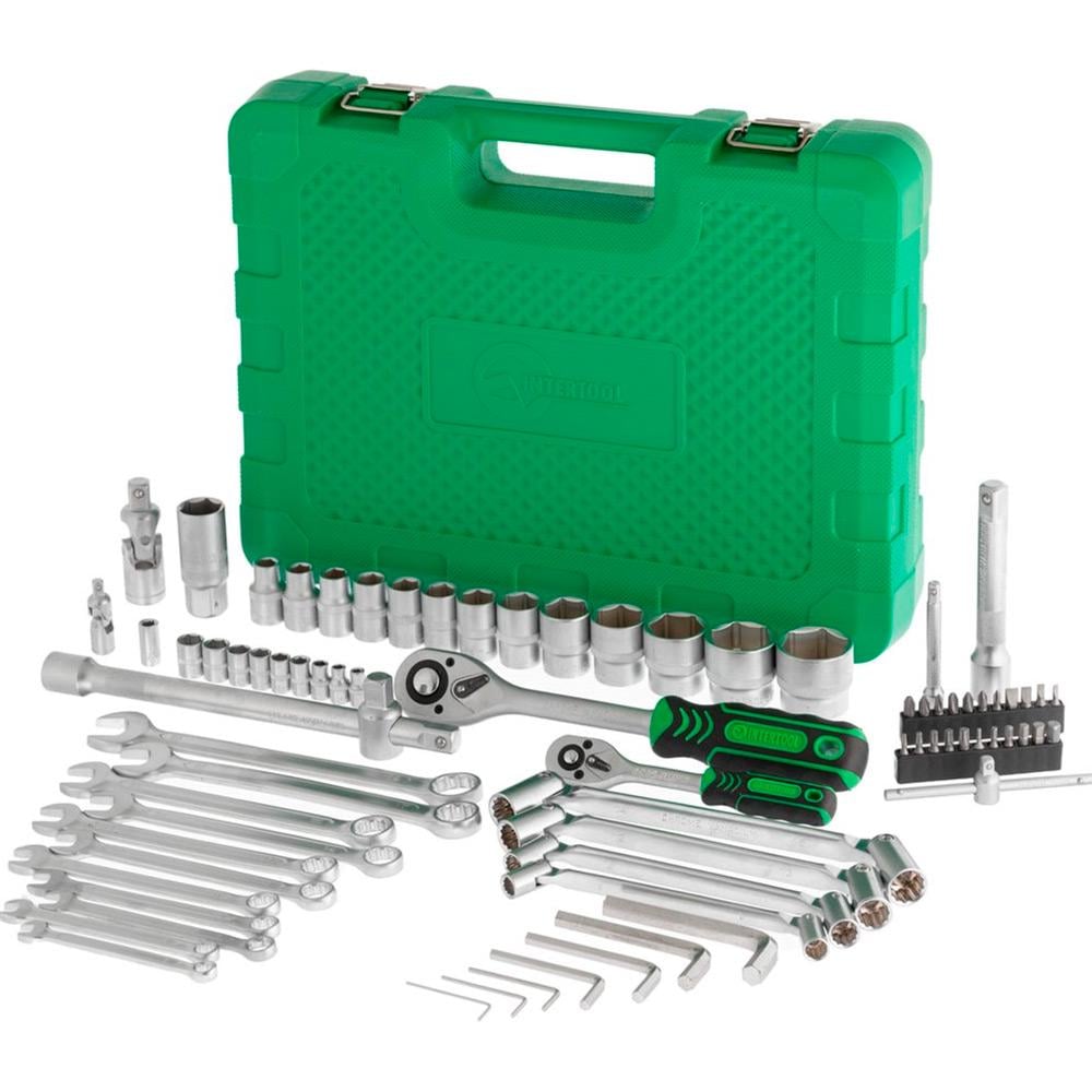 Набір інструментів Intertool 77 шт. (ET-6077SP) - фото 2 Набір інструментів Intertool 77 шт. (ET-6077SP) - фото 2