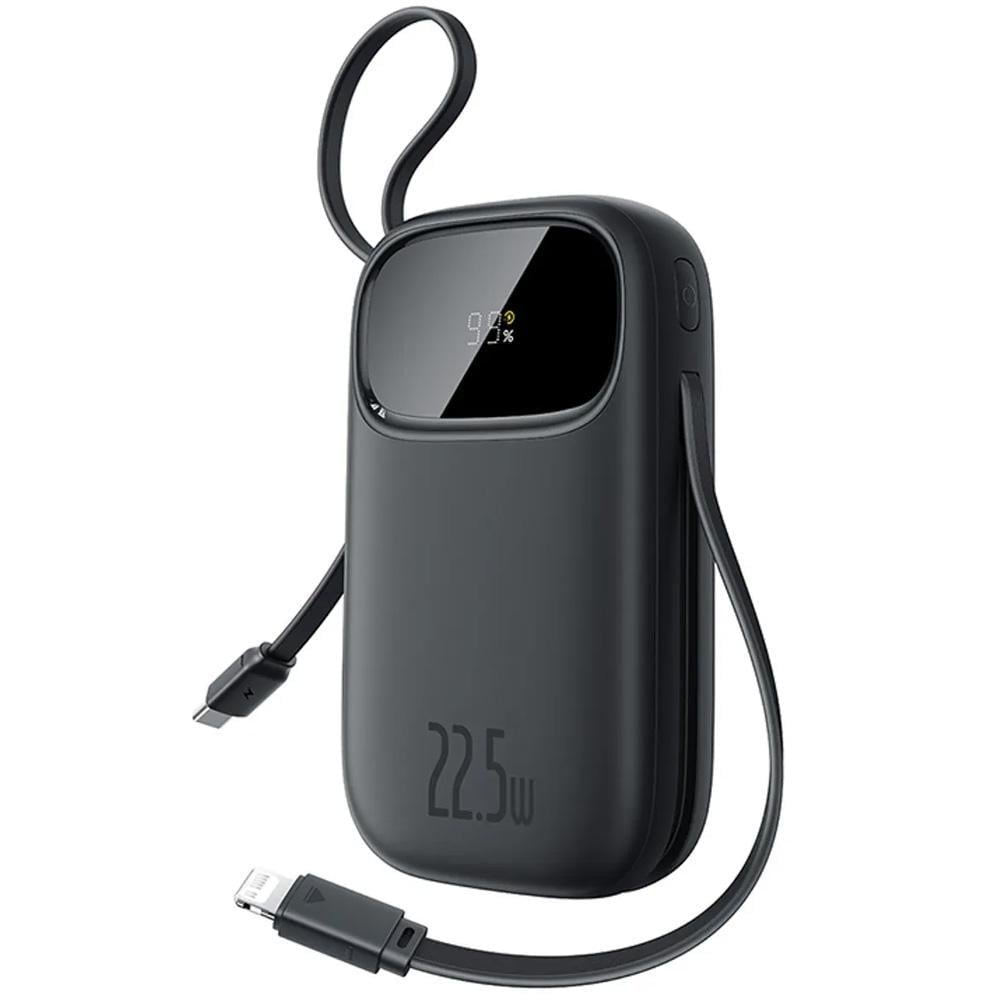 Повербанк BASEUS EnerFill FC31 Dual-Cable 10000mAh 22.5W Black (PPQD3-1022D)