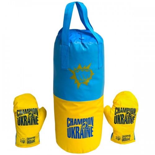 Детский боксерский набор груша и перчатки Danko Toys (L-UA)
